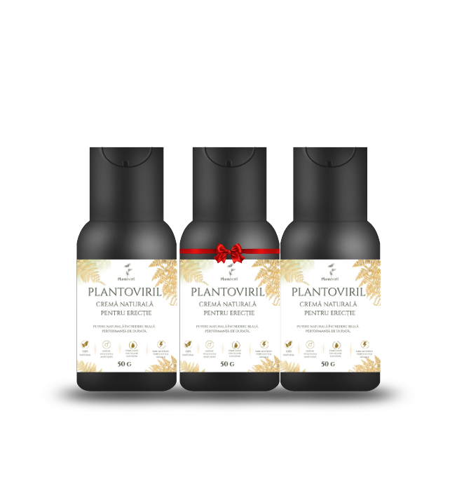 Plantoviril Cremă 2+1 GRATIS Cremă