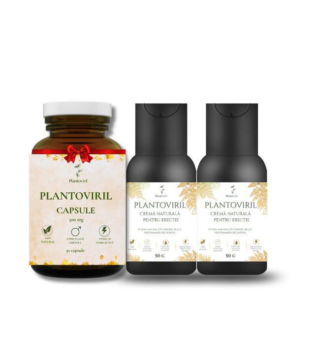 Plantoviril Cremă 2+1 GRATIS Capsule