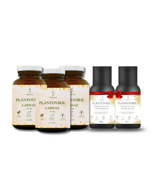 Plantoviril Pachet Capsule + Cremă