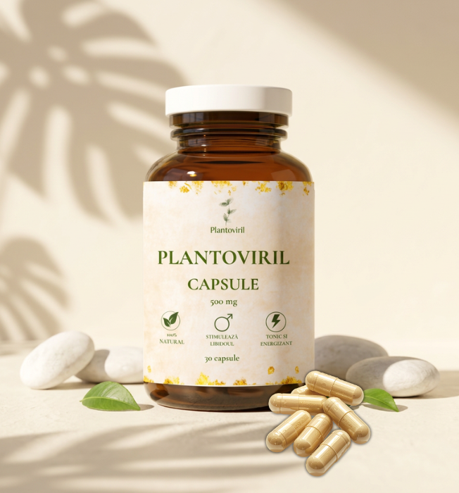 Plantoviril Capsule - 500 mg, 30 capsule vegetale